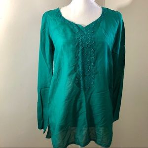 NWOT Max Studio Special Edition embroidered tunic